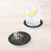 MODE-ACHTIG #2 ZANDSTEEN ONDERZETTER (Zijkant)