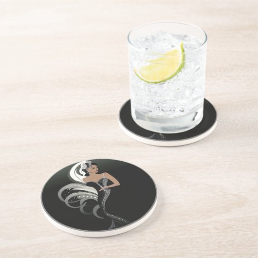 MODE-ACHTIG #2 ZANDSTEEN ONDERZETTER (Zijkant)