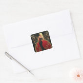 MODE-achtig #4 Vierkante Sticker (Envelop)