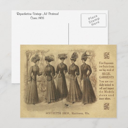  MODE AD BRIEFKAART (Voorkant / Achterkant)