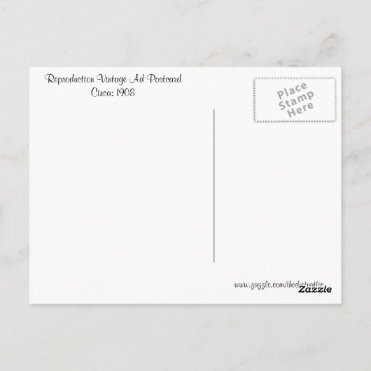  MODE AD BRIEFKAART (Achterkant)