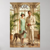 Mode-advertenties uit de jaren 20 poster (Voorkant)
