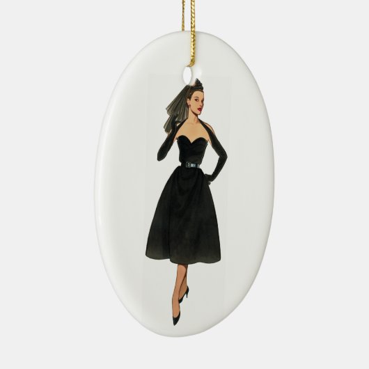 Mode Afbeelding Keramisch Ornament (Rechts)