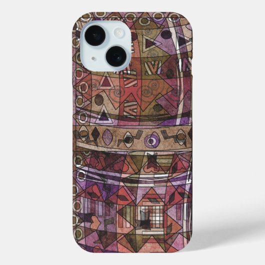 Mode-Afrikaanse abstracte stam- Case-Mate iPhone Case (Achterkant)
