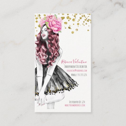 Mode Apparel Cosmetics Salon Visitekaartje (Voorkant)