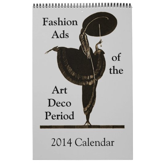  Mode art. deco Adverteren agenda 2014 Kalender (Hoes)
