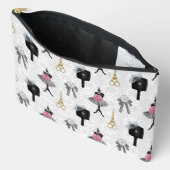 Mode Atelier Cosmetictas met Geometrisch Design Etui (Open)