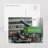 mode avenue nyc briefkaart (Voorkant / Achterkant)