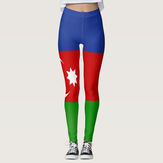 Mode Azerbeidzjan koelen Leggings (Voorkant)