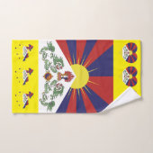 Mode badkamer Tibet en Tibetaanse vlag / Himalaya Bad Handdoek (Handdoek)