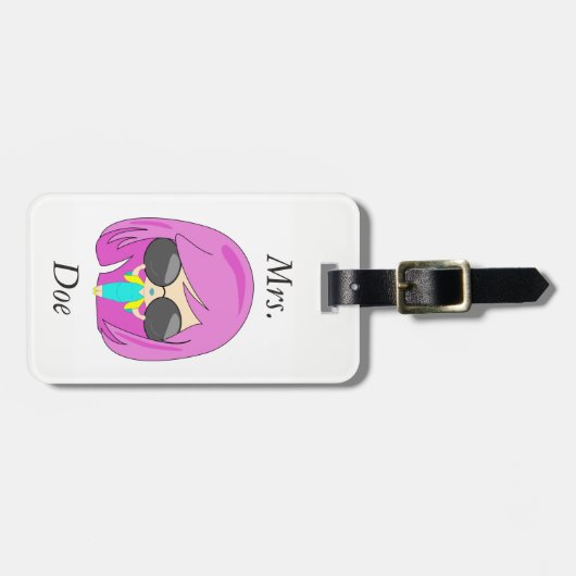 Mode bagagelabel (Voorkant horizontaal)