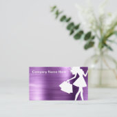 Mode beauty cosmetica thema visitekaartje (Staand voorkant)