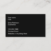 Mode beauty cosmetica thema visitekaartje (Achterkant)