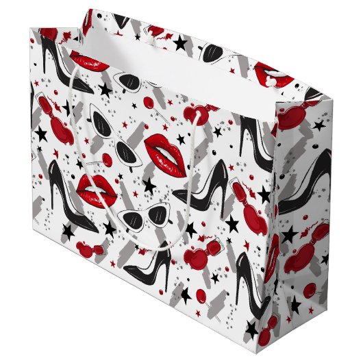 Mode Beauty Gift Bag Groot Cadeauzakje (Achterkant Gekanteld)