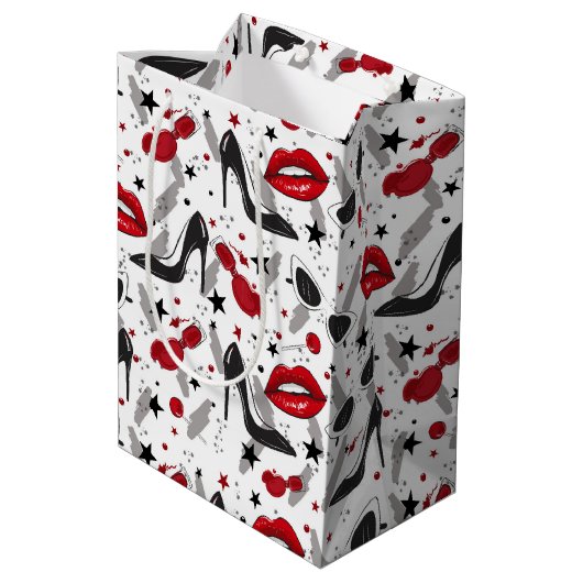 Mode Beauty Gift Bag Medium Cadeauzakje (Achterkant Gekanteld)