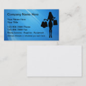 Mode Beauty Shopping Thema Visitekaartje (Voorkant / Achterkant)