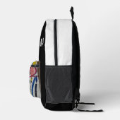 MODE & BEAUTY witte top Bedrukte Rugzak (Rechts)