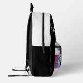 MODE & BEAUTY witte top Bedrukte Rugzak (Links)