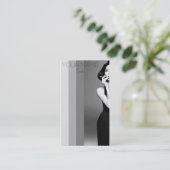 Mode bedrijfskaart visitekaartje (Staand voorkant)