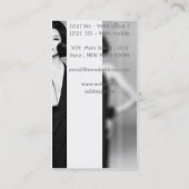 Mode bedrijfskaart visitekaartje (Achterkant)