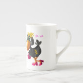 Mode Bird Beach Towel - Fun - Aangepaste kleuren Porselein Kop (Rechts)