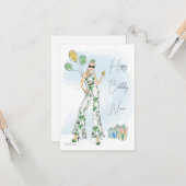 Mode Birthday Kaart (Voorkant / Achterkant in situ)