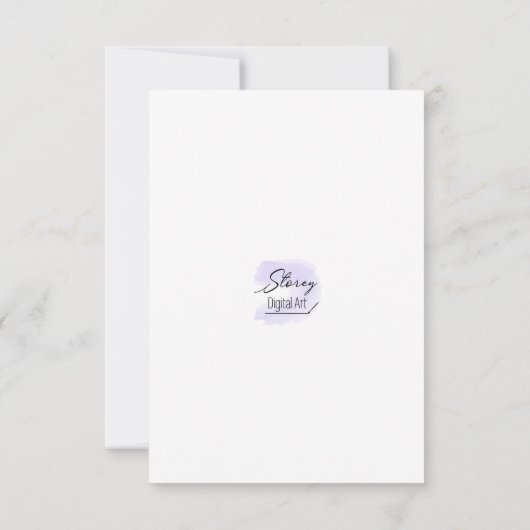 Mode Birthday Kaart (Achterkant)