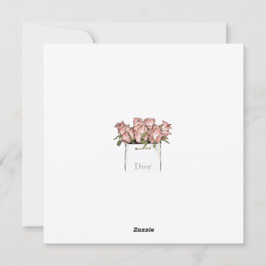 Mode Birthday Kaart (Achterkant)