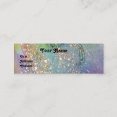 MODE Blauwe groene spuiten voor JONG GIRL Mini Visitekaartje (Voorkant)