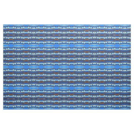 Mode blauwe pulsstrips stof (Yard (91,4 cm))
