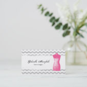 Mode Blogger Moderne Contact Visitekaartje (Staand voorkant)