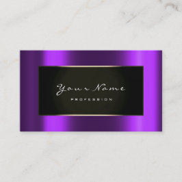 Mode Blogger omhuld zwart Gold Paars Violet Visitekaartje