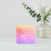 Mode blogger op aangepast instagram web beroemdhei vierkante visitekaartje (Staand voorkant)