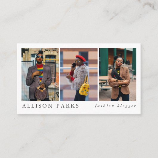 Mode blogger / Stylist / Ander Visitekaartje (Voorkant)