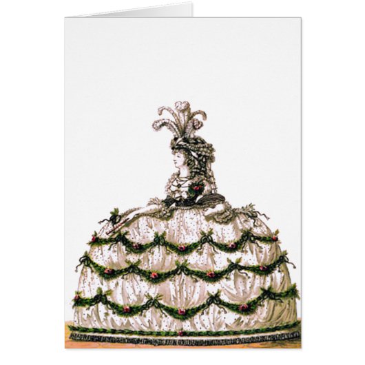 Mode Bord ~ Card French Historical Love (Voorkant)