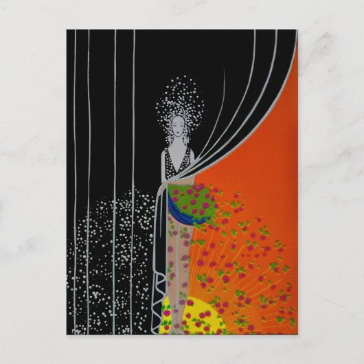 Mode Bord gordijn ~ Briefkaart / Uitnodiging (Voorkant)