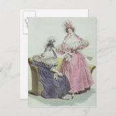 Mode bord, Le Follet Courrier Salons Briefkaart (Voorkant / Achterkant)