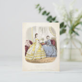 Mode bord met balkoppen briefkaart (Staand voorkant)