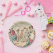 Mode-Borden in rondpapier Papieren Bordje (Feest)