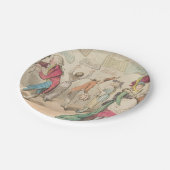 Mode-Borden in rondpapier Papieren Bordje (Gekanteld)