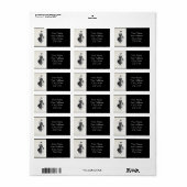  Mode Borzoi Art Etiket (Full Sheet)