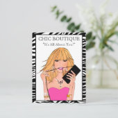 Mode Boutique Briefkaarten (Staand voorkant)