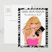 Mode Boutique Briefkaarten (Voorkant / Achterkant)