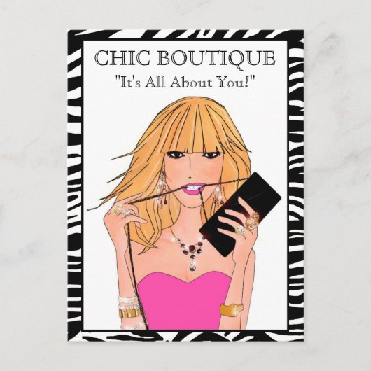 Mode Boutique Briefkaarten (Voorkant)