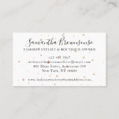 Mode Boutique Canvas Shoes Jean Sneaker Visitekaartje (Achterkant)