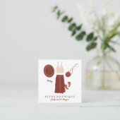 Mode Boutique Clothing Accessoires Custom Vierkante Visitekaartje (Staand voorkant)