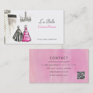 Mode Boutique Couture Dressmaker Visitekaartje