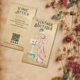 Mode Boutique Dressmaker Stylist Visitekaartje