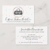 Mode Boutique Girly Wallet Handtas Visitekaartje (Voorkant / Achterkant)