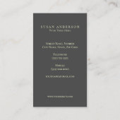 Mode Boutique Gold Dress Logo Visitekaartje (Achterkant)